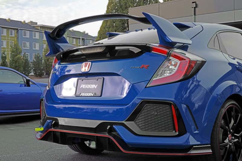 Perrin Performance — PERRIN 17-21 Honda Civic Si/Type R/Touring/Hatchback Tow Hook Kit Rear - Neon Yellow
paPHP-BDY-251NY - view 7