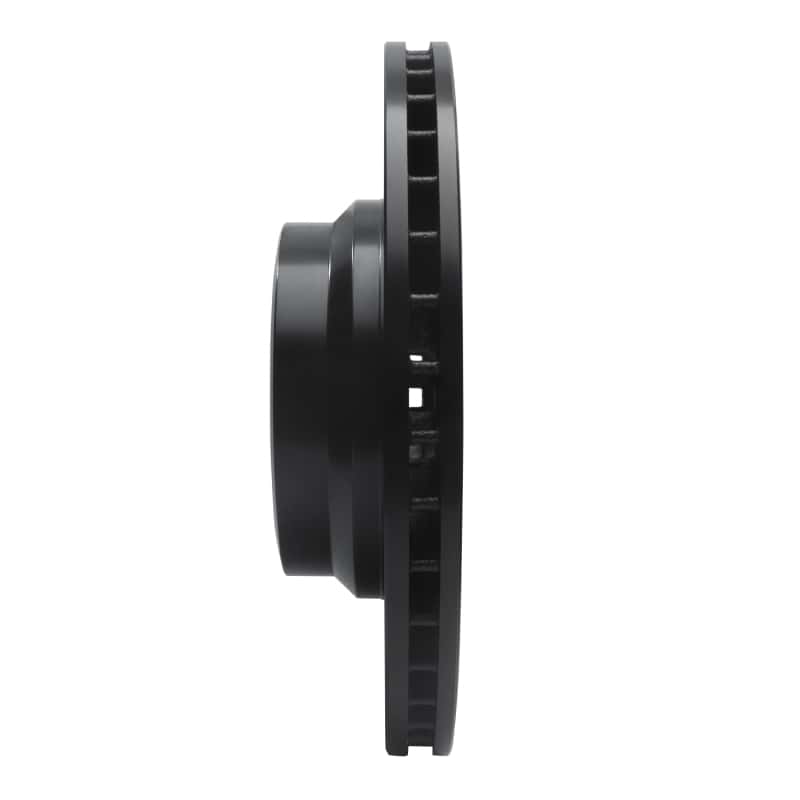 R1 Concepts — R1 02-08 BMW 760LI Front Right Drilled & Slotted Black Brake Rotor
R1 Brake Rotor Drill - view 3