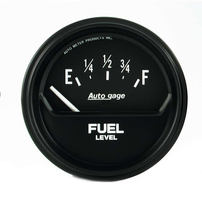 AutoMeter — Autometer AutoGage 2-5/8in 0-90 Short Sweep Electrical Fuel Level - Black
GA 2.6" FUEL 0-90 GM - view 1