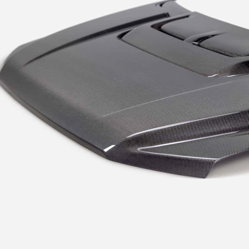 Anderson Composites — Anderson Composites 21-24 Ford Raptor Type-OE Carbon Fiber Hood - view 5