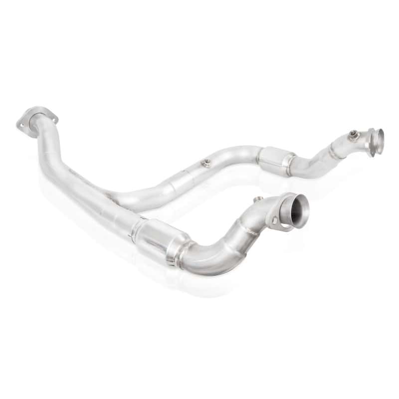 Stainless Works — Stainless Works 2015-16 F150 2.7L Downpipe 3in High-Flow Cats Y-Pipe Factory Connection
Exhaust System - view 1