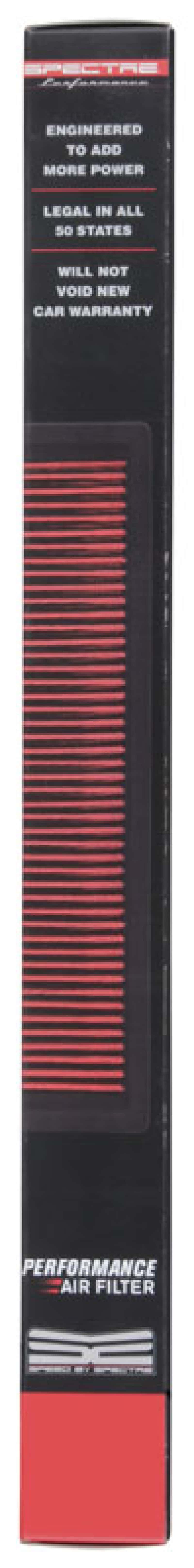 Spectre — Spectre 2007 Chevy Camaro 3.8L/5.7L V6/V8 F/I Replacement Panel Air Filter
Spectre Replacement
Air Filter - view 8