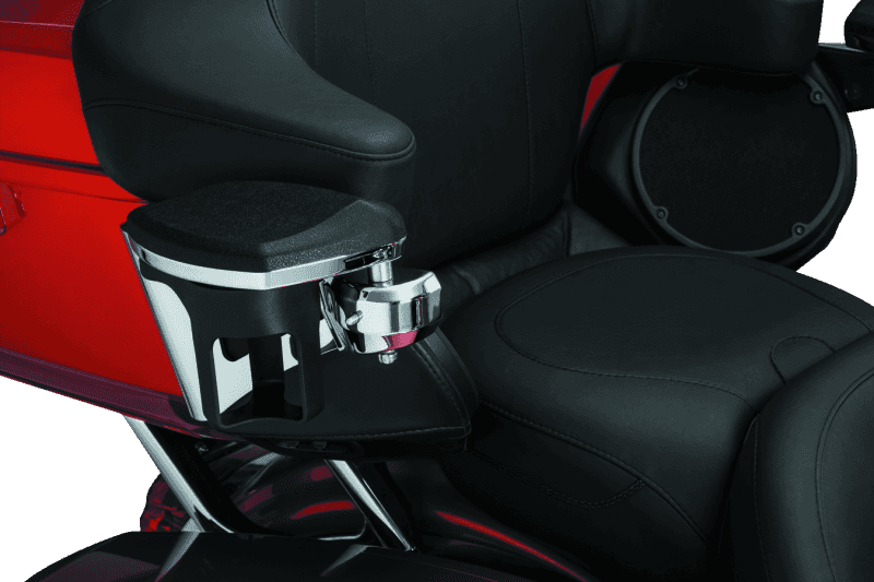 Kuryakyn — Kuryakyn Passenger Armrests 14-Up Touring and Tri Glide Chrome - view 2