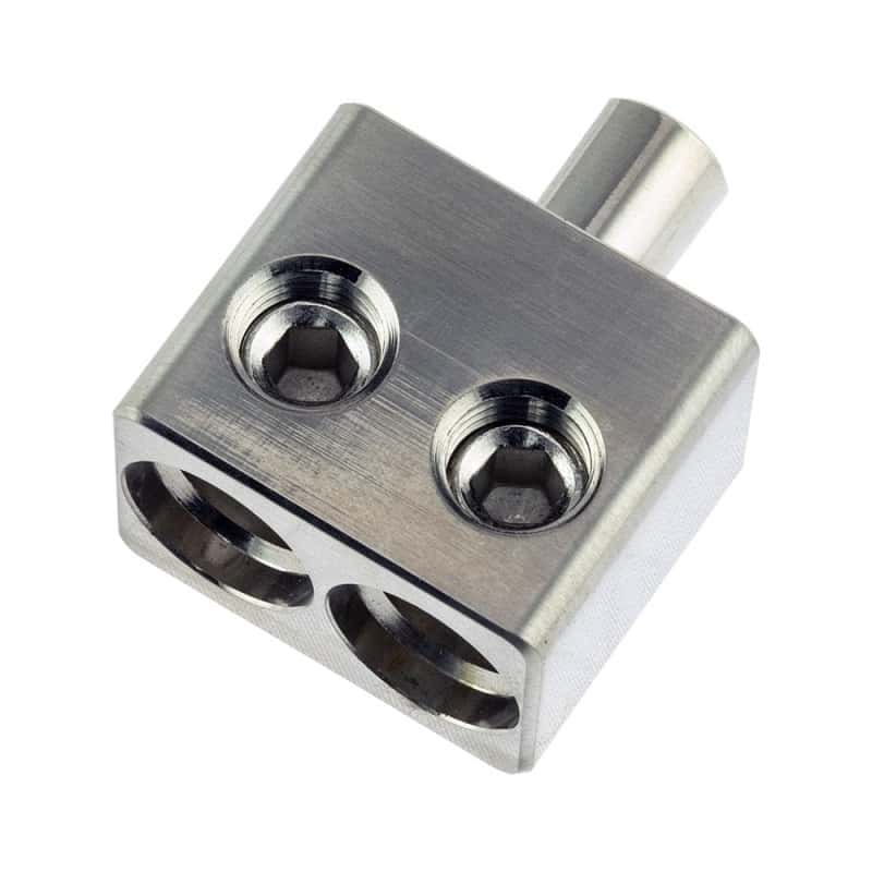 DS18 — DS18 Dual 1/0-GA to 1/0-GA Amp Input Reducers Offset Stub - view 3