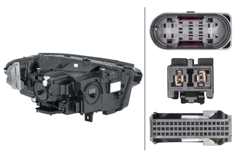 Hella — Hella 21-22 Mercedes-Benz Gla Headlamp Led Lh Static - view 2