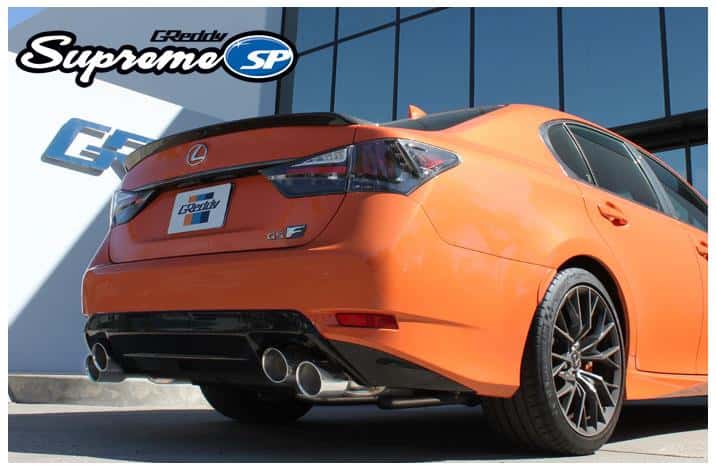 GReddy — GReddy 2015+ Lexus GS-F Dual 63.5mm Supreme SP Axle-Back Exhaust w/ Quad Offset Tips - view 3