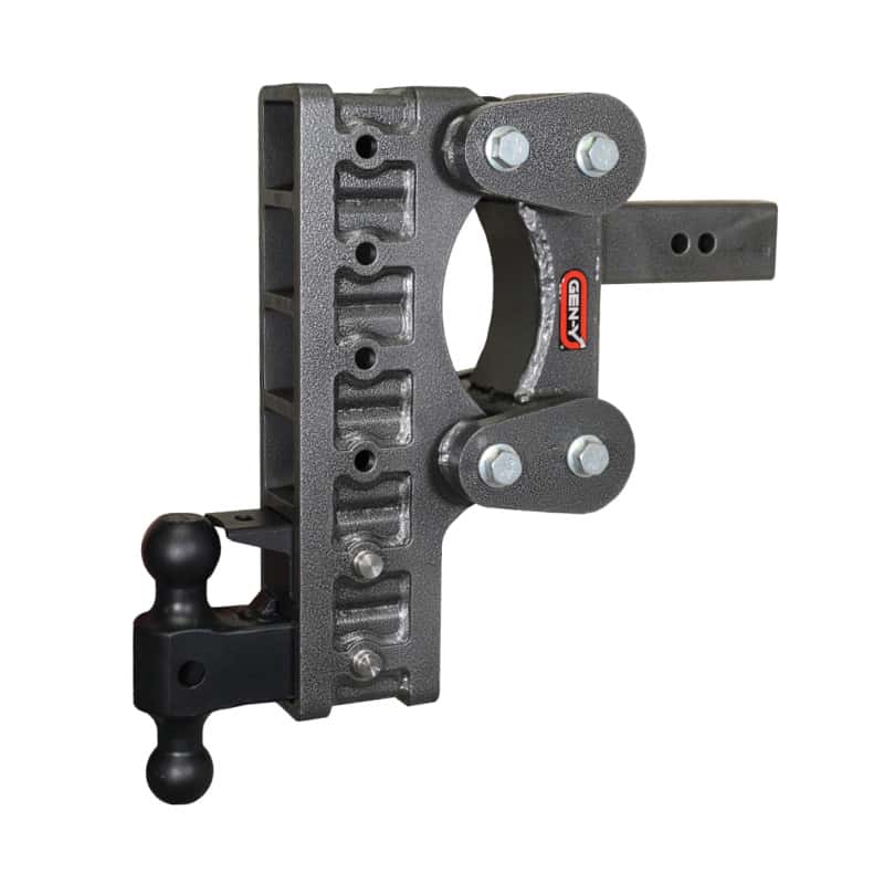 GEN-Y Hitch — Gen-Y The Boss Torsion-Flex 2.5in Shank 12in Drop 21K Hitch w/GH-061 Dual-Ball/GH-062 Pintle Lock
Drop Hitch - view 2