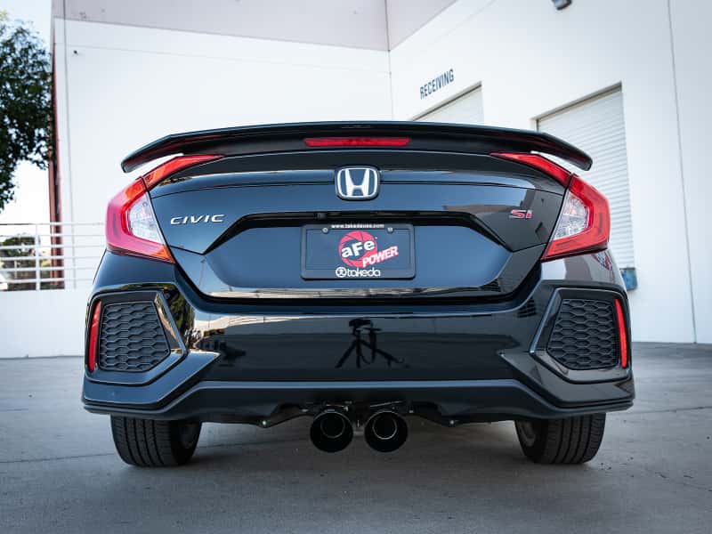 aFe — aFe Takeda 2.5in 304SS Cat-Back Exhaust System w/ Black Tips 17-20 Honda Civic Si Sedan I4 1.5L
Cat-Back Exhaust - view 6