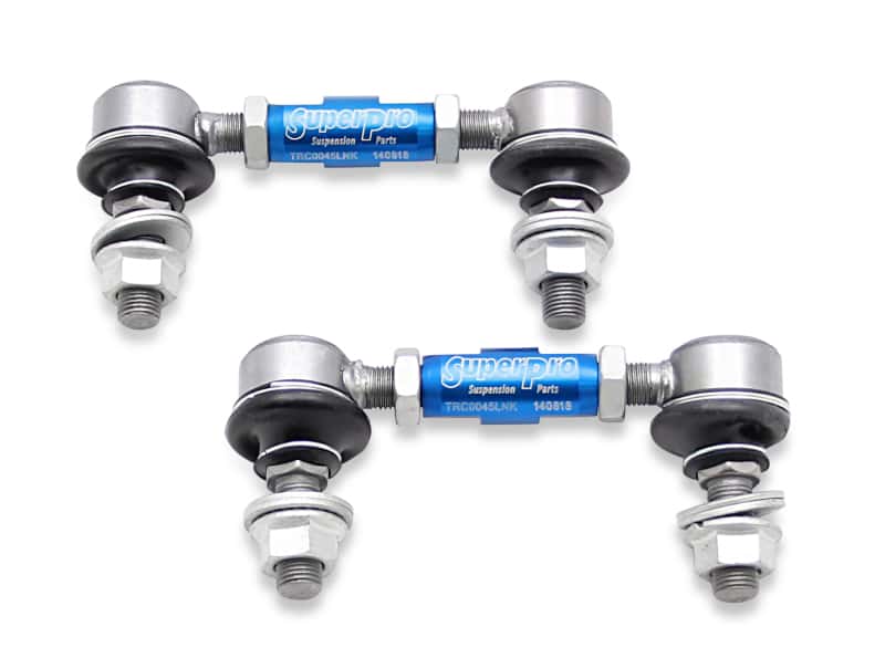 Superpro — SuperPro 1997 Chevrolet Corvette 0 Front HD Adjustable End Link Set (12mm Studs 100mm-120mm Length)
Adj End Link Set - view 2
