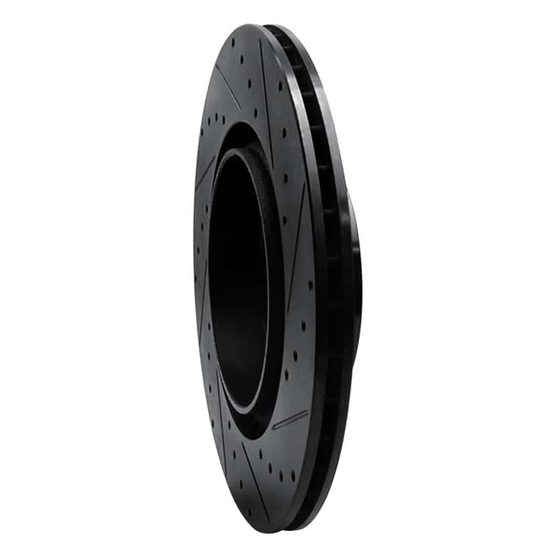 R1 Concepts — R1 09-19 BMW 750LI Rear Left Drilled & Slotted Black Brake Rotor
R1 Brake Rotor Drill - view 4