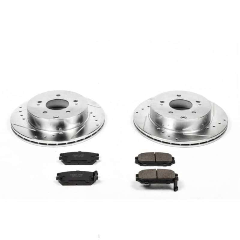 PowerStop — Power Stop 06-12 Mitsubishi Eclipse Rear Z23 Evolution Sport Brake Kit - view 1