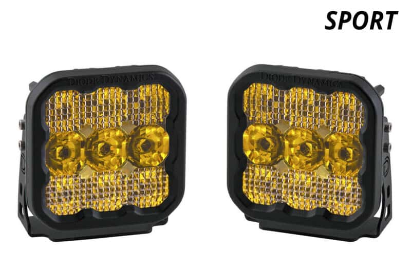 Diode Dynamics — Diode Dynamics SS5 LED Pod Sport - Yellow Driving (Pair) - view 2