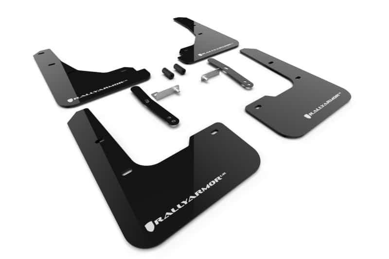 Rally Armor — Rally Armor 24-26 Tesla Model 3 Highland Black UR Mud Flap White Logo
Mud Flap - view 2