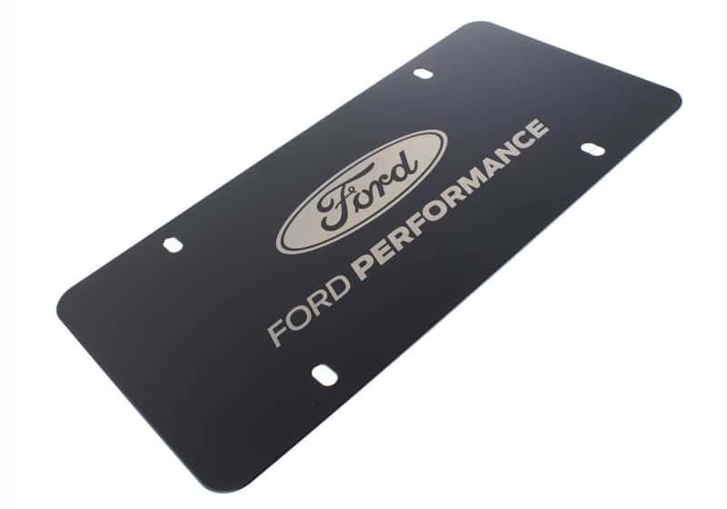 Ford Racing — Ford Racing Black Stainless Steel Marque Plate
License Plate - view 10