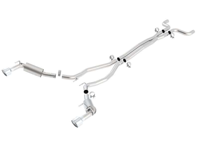 Borla — Borla 2010 Camaro 6.2L V8 S Type Catback Exhaust (does not work w/ factory ground affects package -
Cat-Back System
ExhstSysKt - view 1