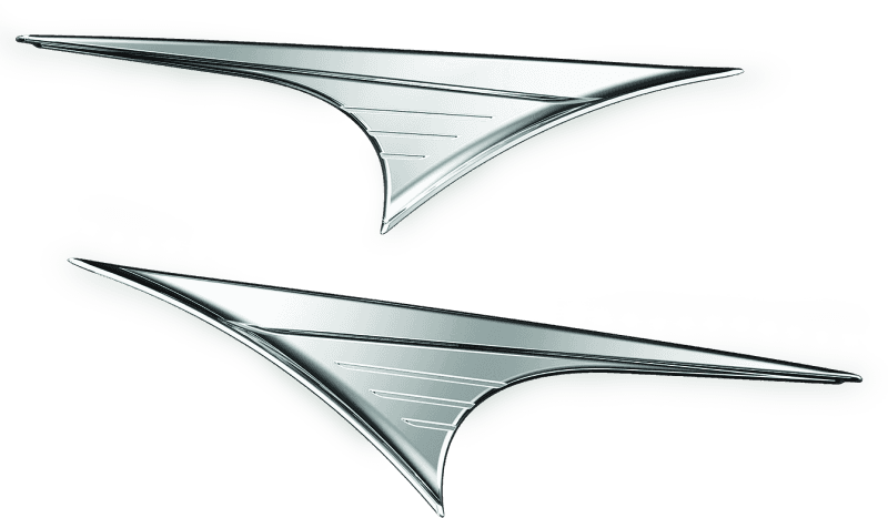 Kuryakyn — Kuryakyn Side Body Accents For Trikes Chrome - view 1