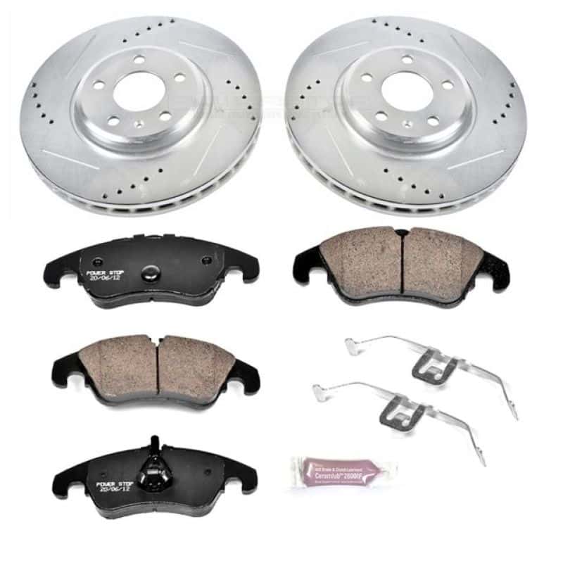 PowerStop — Power Stop 09-11 Audi A4 Front Z23 Evolution Sport Brake Kit - view 1