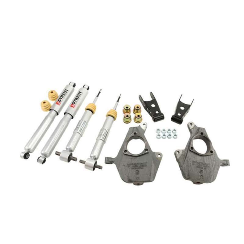 Belltech — Belltech LOWERING KIT 2014 Silverado/Sierra All Cabs 2WD 2in Front/2in or 3in Rear w/ Street Shocks
LOWERING KIT - view 3