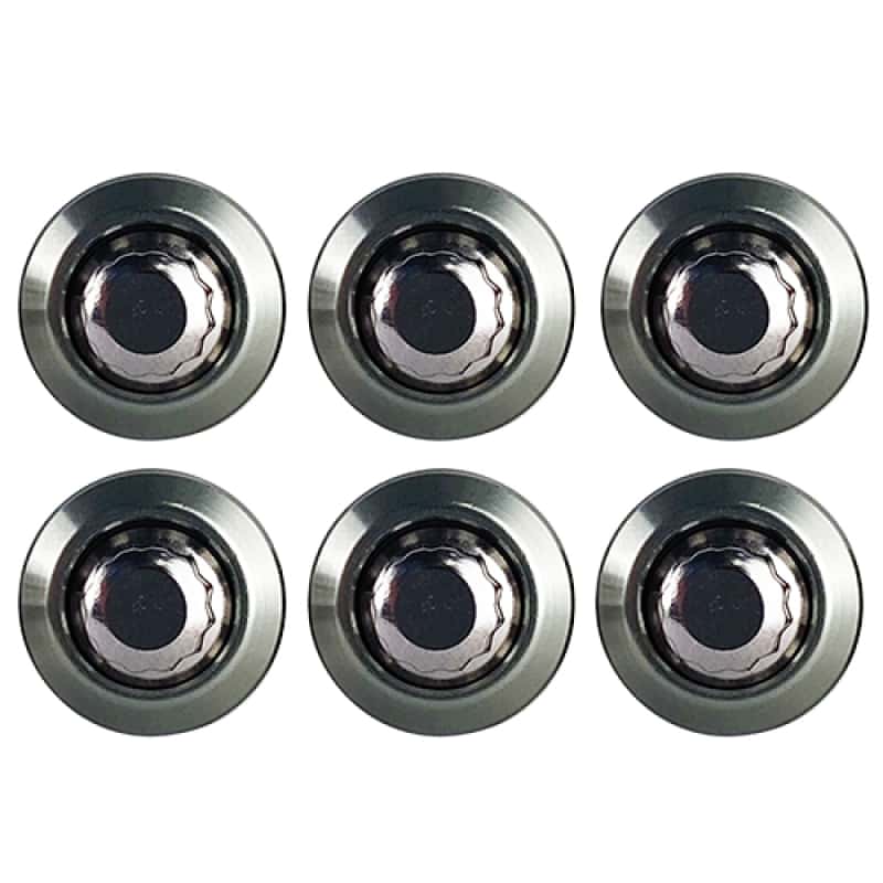BLOX Racing — BLOX Racing New Fender Washers Kit M6 12pt - 6pc Large Diameter Gun Metal - view 2