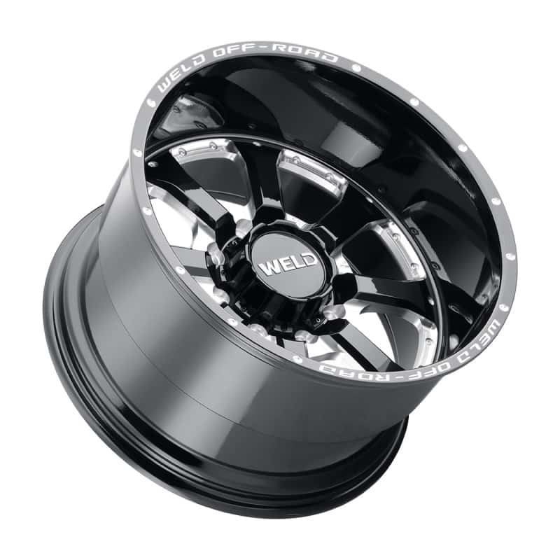 Weld — Weld Off-Road W125 20X10 Granada Six 6X135 ET-18 BS4.75 Gloss Black MIL 87.1 - view 2