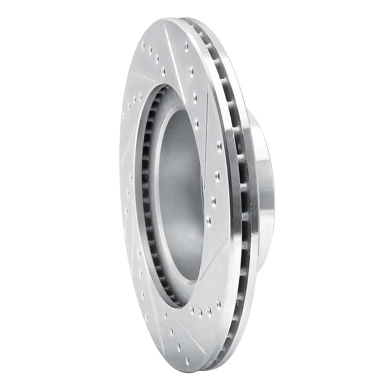 R1 Concepts — R1 93-95 Mazda RX-7 Front Left Drilled & Slotted Silver Brake Rotor
R1 Brake Rotor Drill - view 4