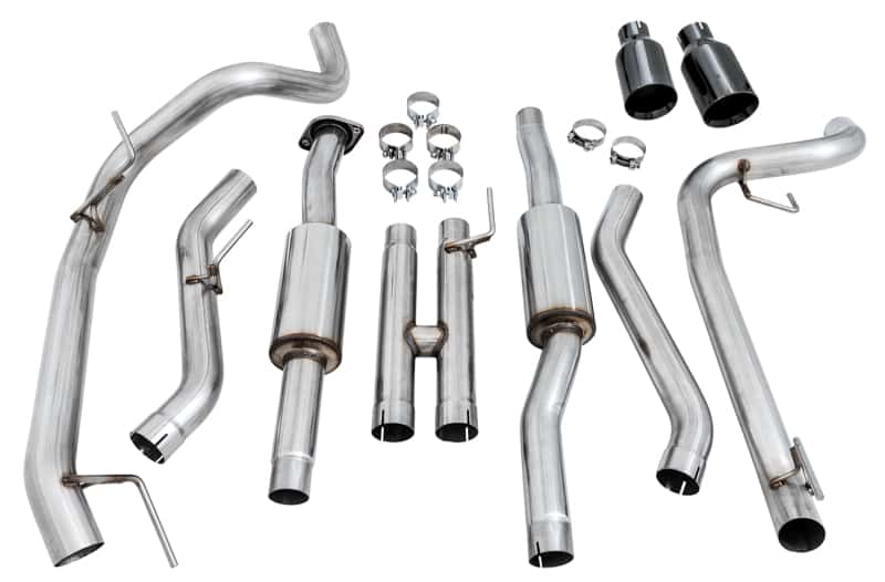 AWE Tuning — AWE Tuning 2017+ Ford Raptor 0 FG Performance Exhaust System - w/ Diamond Black Tips
0FG Catback - view 2
