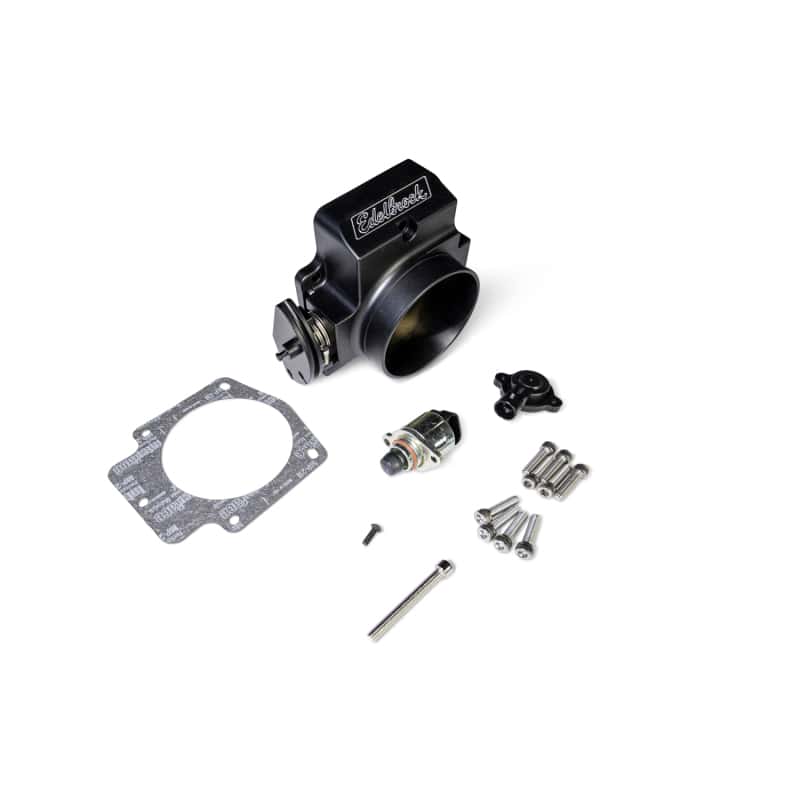 Edelbrock — Edelbrock EFI Throttle Body Pro-Flo XT 90mm Black Mat Anodized Finish - view 1