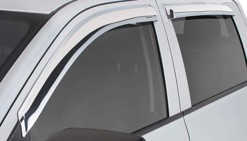 Stampede — Stampede 2015-2019 Chevy Colorado Crew Cab Pickup Tape-Onz Sidewind Deflector 4pc - Chrome
TAPE-ONZ - 4PC CHROM
Side Window Vent - view 4