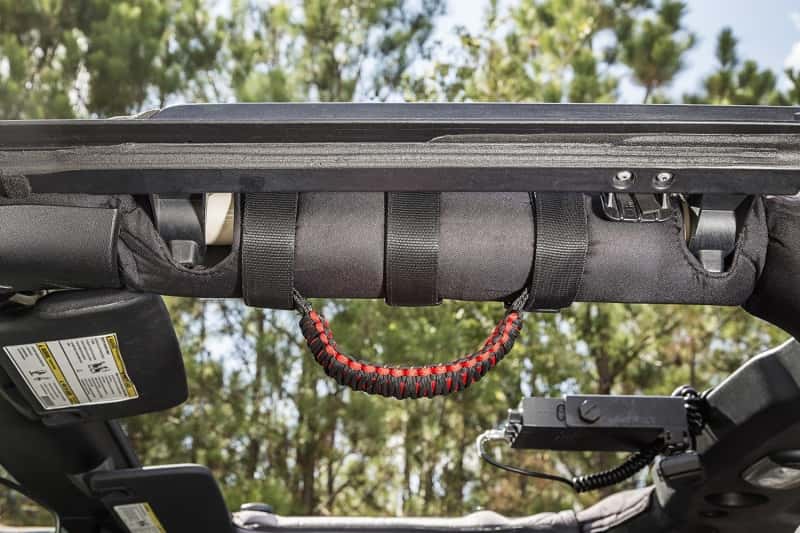 Rugged Ridge — Rugged Ridge Paracord Grab Handles Red/Black Pair
Interior Grab Bar
OFFROAD_INTERIOR - view 6