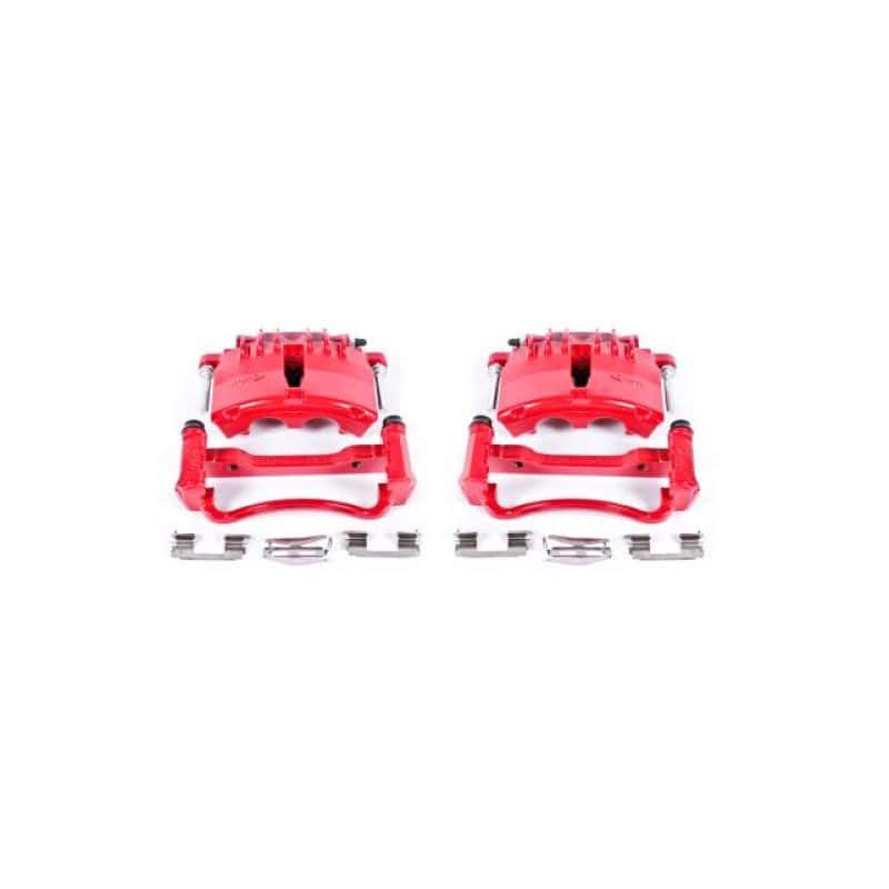 PowerStop — Power Stop 99-02 Ford Mustang Front Red Calipers w/Brackets - Pair
Caliper Set - view 1