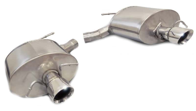 CORSA Performance — Corsa 2011-2014 Cadillac CTS Wagon V 6.2L V8 Polished Sport Axle-Back Exhaust
Exhaust - view 4
