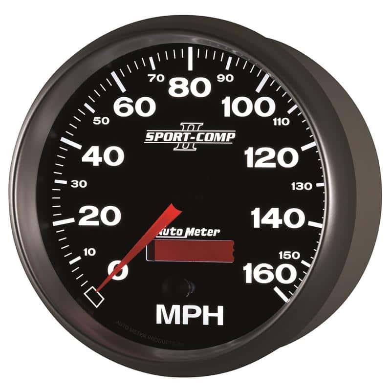 AutoMeter — Autometer Sport-Comp II 5 inch 0-160MPH Electronic Programmable Speedometer
5" SPEEDO, 160 MPH, - view 4