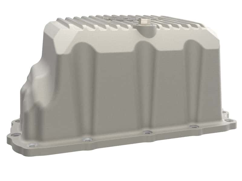 aFe — aFe GM Diesel Trucks 20-25 V8-6.6L L5P POWER Street Series Engine Oil Pan Raw w/ Machined Fins
Engine Oil Pan - view 3