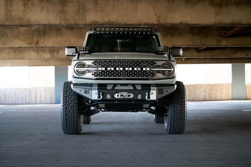DV8 Offroad — DV8 Offroad 2021+ Ford Bronco Front Bumper Winch Capable w/ Optional Bull Bar/Aux Light Opening - view 27