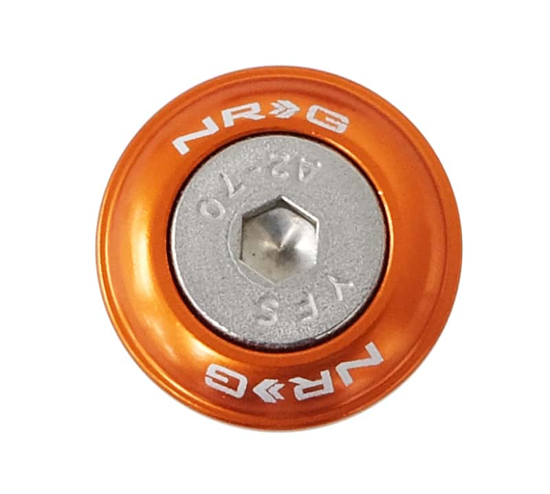 NRG — NRG Fender Washer Kit w/Rivets For Plastic (Orange) - Set of 10 - view 4