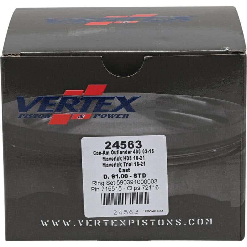 Vertex Pistons — Vertex Piston 2011 Can-Am Commander 800 800cc Cast Replica Piston Kit - view 4