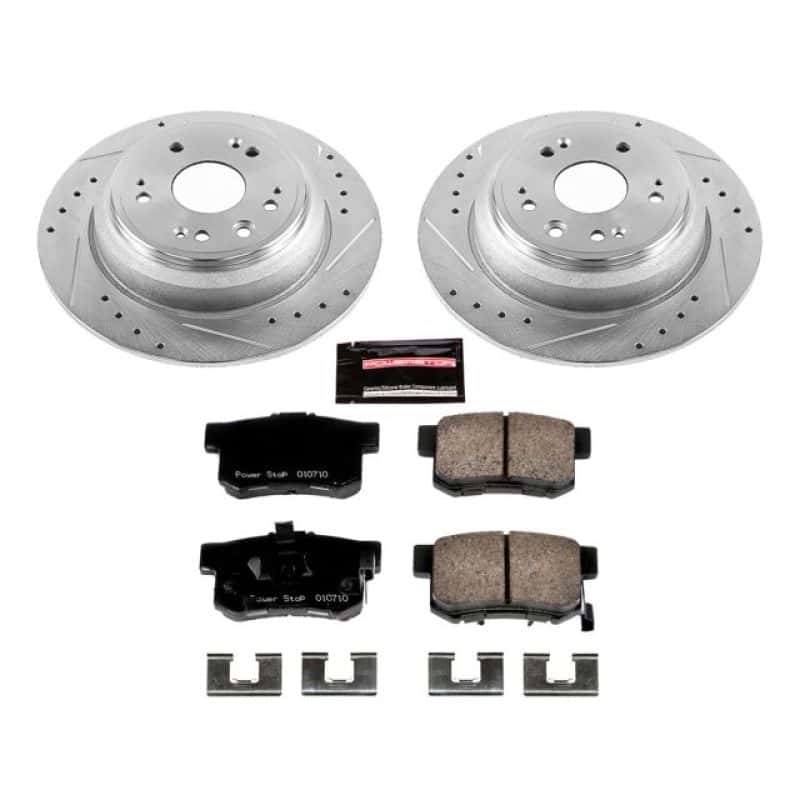 PowerStop — Power Stop 10-11 Honda Accord Crosstour Rear Z23 Evolution Sport Brake Kit - view 1