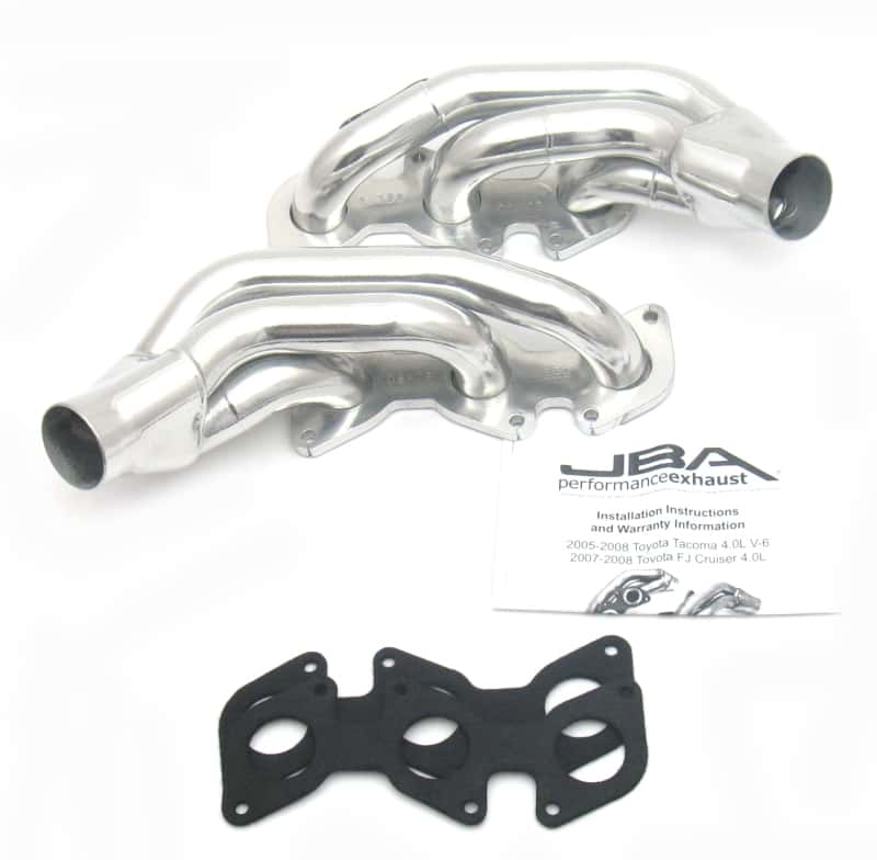 JBA — JBA 03-09 Toyota 4.0L V6 w/o A.I.R. 1-1/2in Primary Silver Ctd Cat4Ward Header
Exhaust Header - view 1