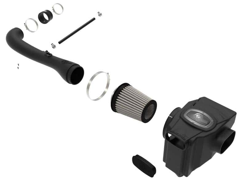 aFe — aFe 20-22 Nissan Frontier V6-3.8L Momentum GT Cold Air Intake System w/ Pro DRY S Filter
Momentum GT Intake - view 2