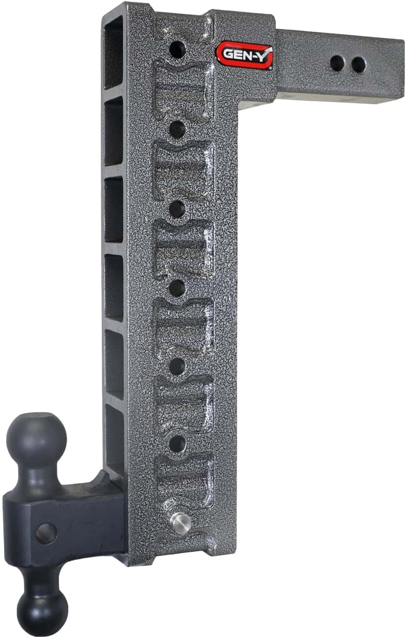 GEN-Y Hitch — Gen-Y Mega Duty 2.5in Shank 18in Drop 3K TW 21K Hitch w/GH-061 Dual-Ball/GH-0101 Stabilizer Kit
Drop Hitch - view 1