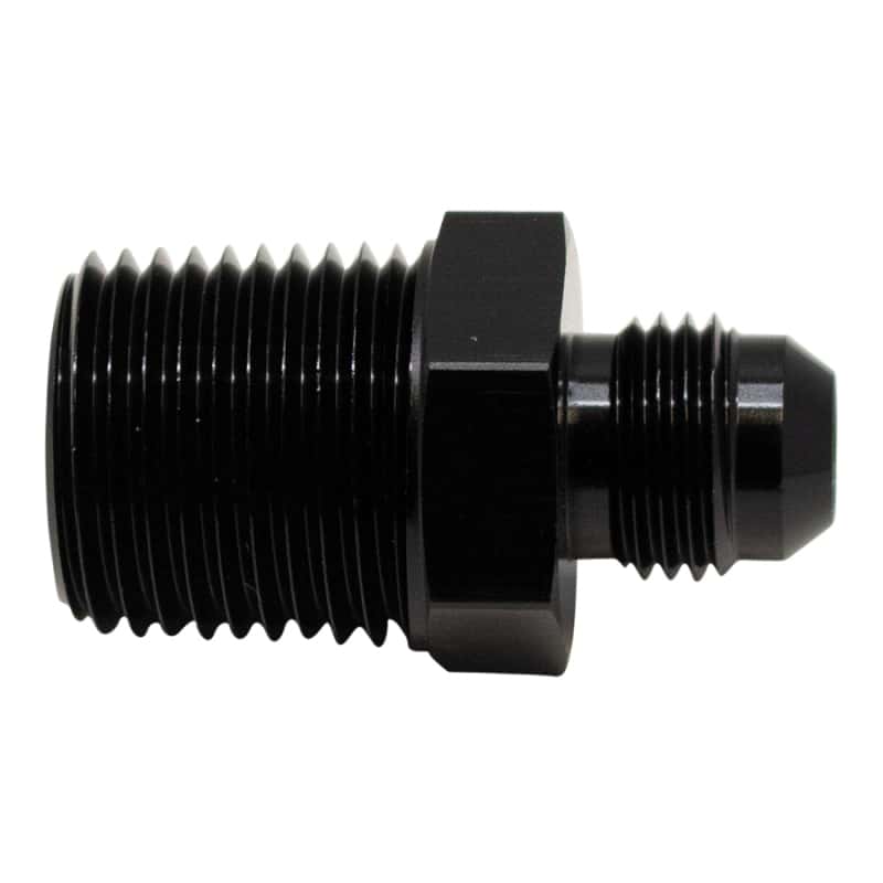 DeatschWerks — DeatschWerks 6AN Male Flare to 1/2in Male NPT Adapter - Anodized Matte Black
Lines & Fittings - view 1