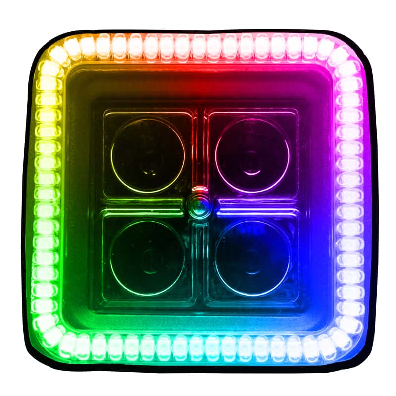 ORACLE Lighting — Oracle Off-Road 3in W Square Spotlight with Halo - ColorSHIFT
Spot Light - view 2