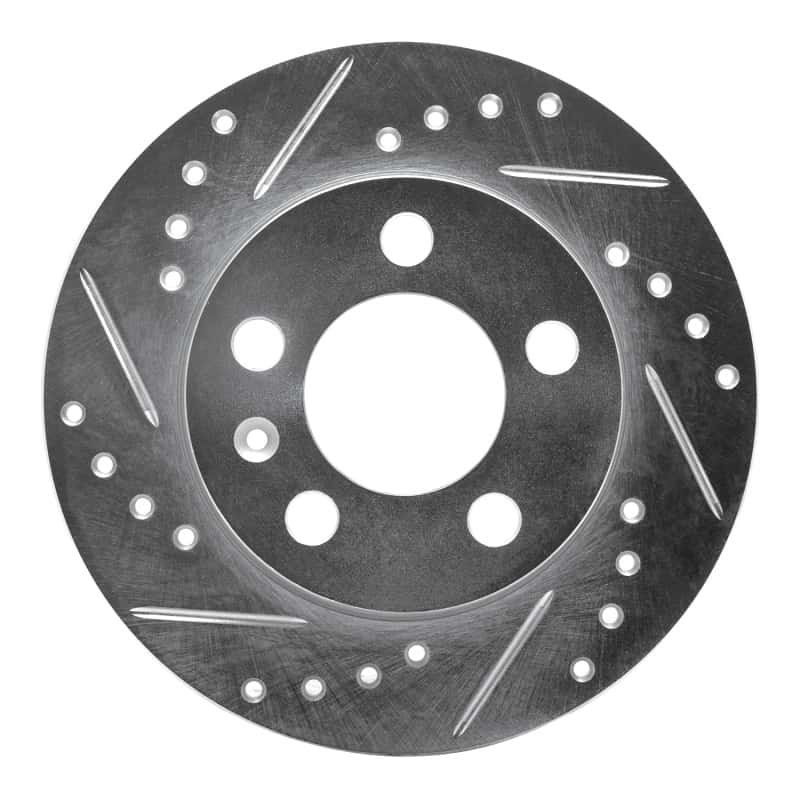 R1 Concepts — R1 01-06 Audi TT Quattro Rear Left Drilled & Slotted Silver Brake Rotor
R1 Brake Rotor Drill - view 1