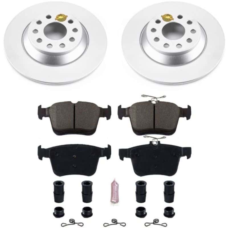 PowerStop — Power Stop 16-18 Audi TT Quattro Rear Z23 Evolution Sport Coated Brake Kit - view 1