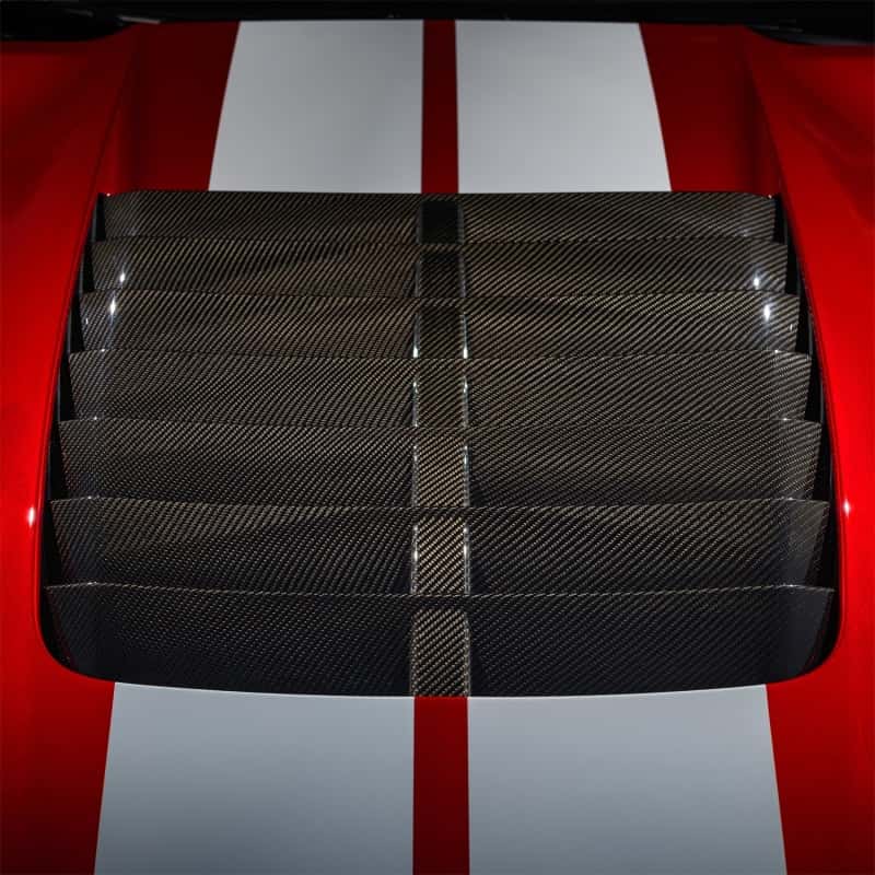 Ford Racing — Ford Racing 20-22 Mustang GT500 Carbon Fiber Hood Vent Kit
Hood Scoop - view 5