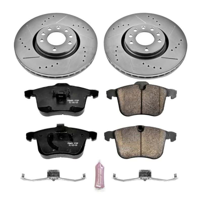 PowerStop — Power Stop 06-11 Saab 9-3 Front Z23 Evolution Sport Brake Kit - view 1