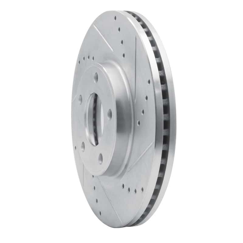 R1 Concepts — R1 07-08 Ford Edge Front Right Drilled & Slotted Silver Brake Rotor
R1 Brake Rotor Drill - view 2