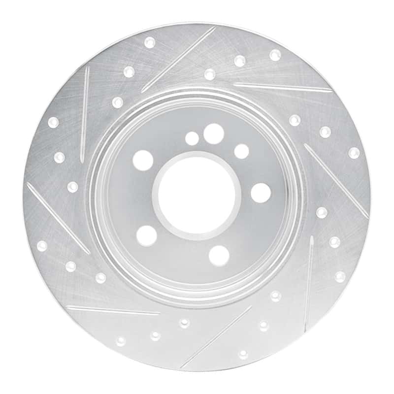 R1 Concepts — R1 91-99 Mercedes-Benz S350 Rear Right Drilled & Slotted Silver Brake Rotor
R1 Brake Rotor Drill - view 5
