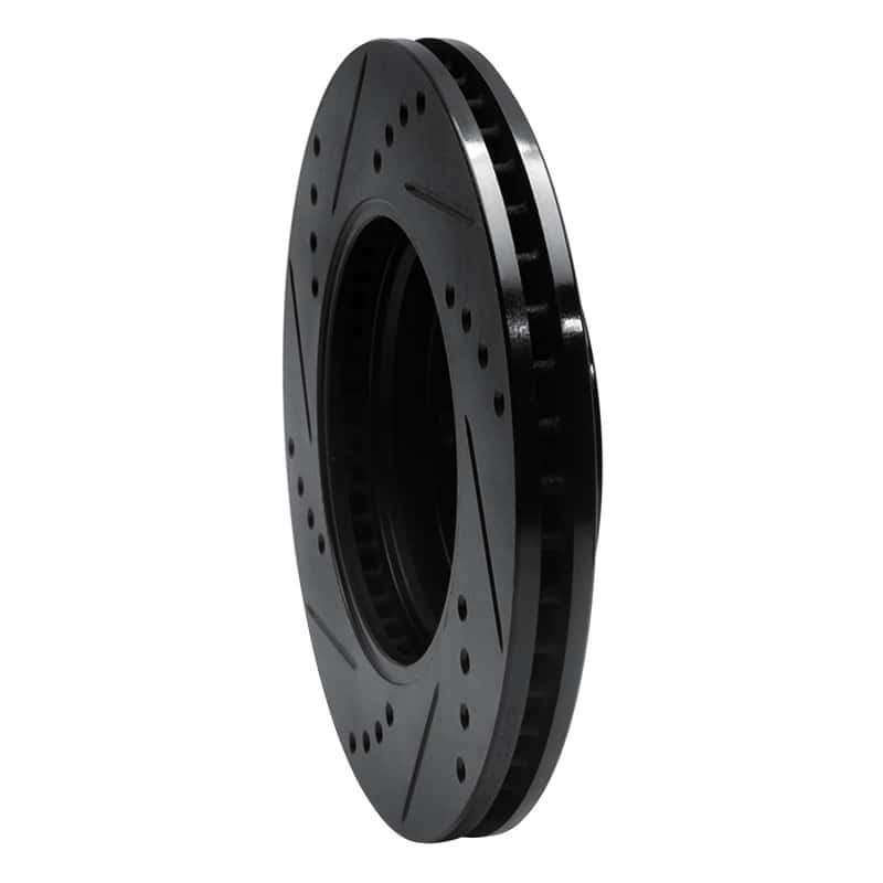 R1 Concepts — R1 03-10 Chevrolet Cobalt Front Right Drilled & Slotted Black Brake Rotor
R1 Brake Rotor Drill - view 4
