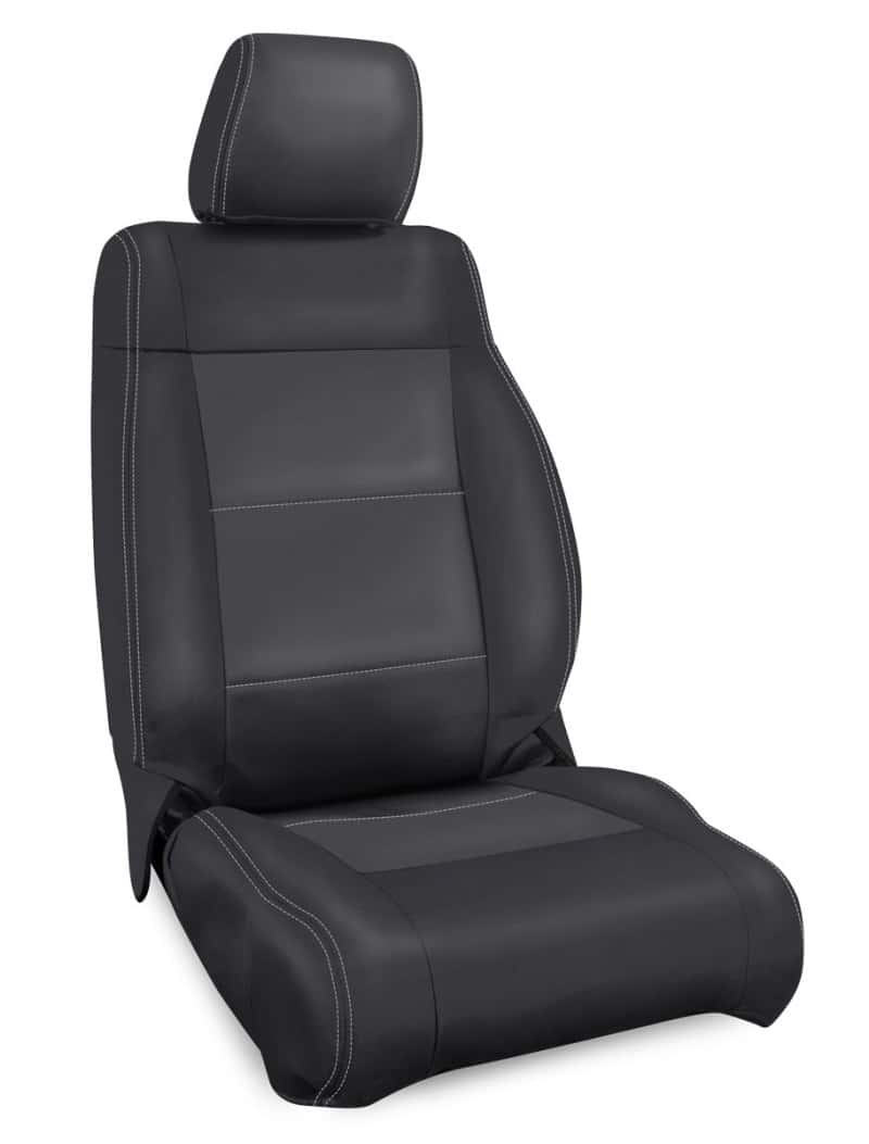 PRP Seats — PRP 07-10 Jeep Wrangler JK Front Seat Covers/2 door or 4 door (Pair) - Black/Grey
Seat Covers - view 1
